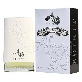 AB Spirit Lomani Eau De Toilette For Men SILVER For - 100 ML