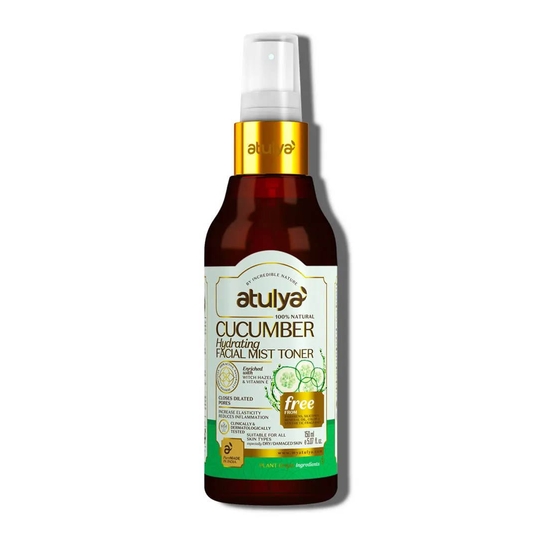 atulya Cucumber Hydrating Facial Mist toner (Buy 7 Products & Get Rs.700 Off)