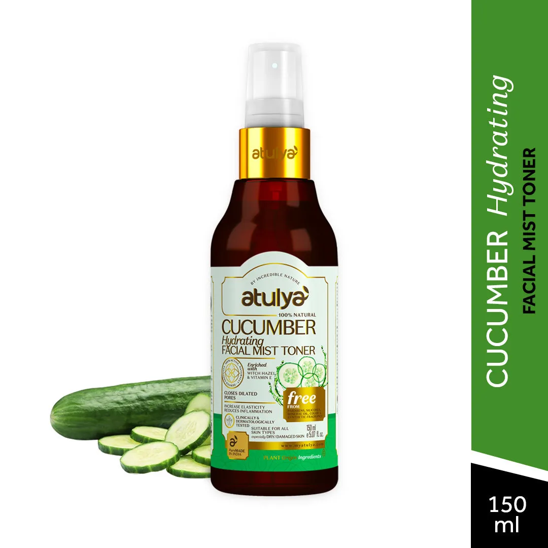 atulya Cucumber Hydrating Facial Mist toner (Buy 7 Products & Get Rs.700 Off)