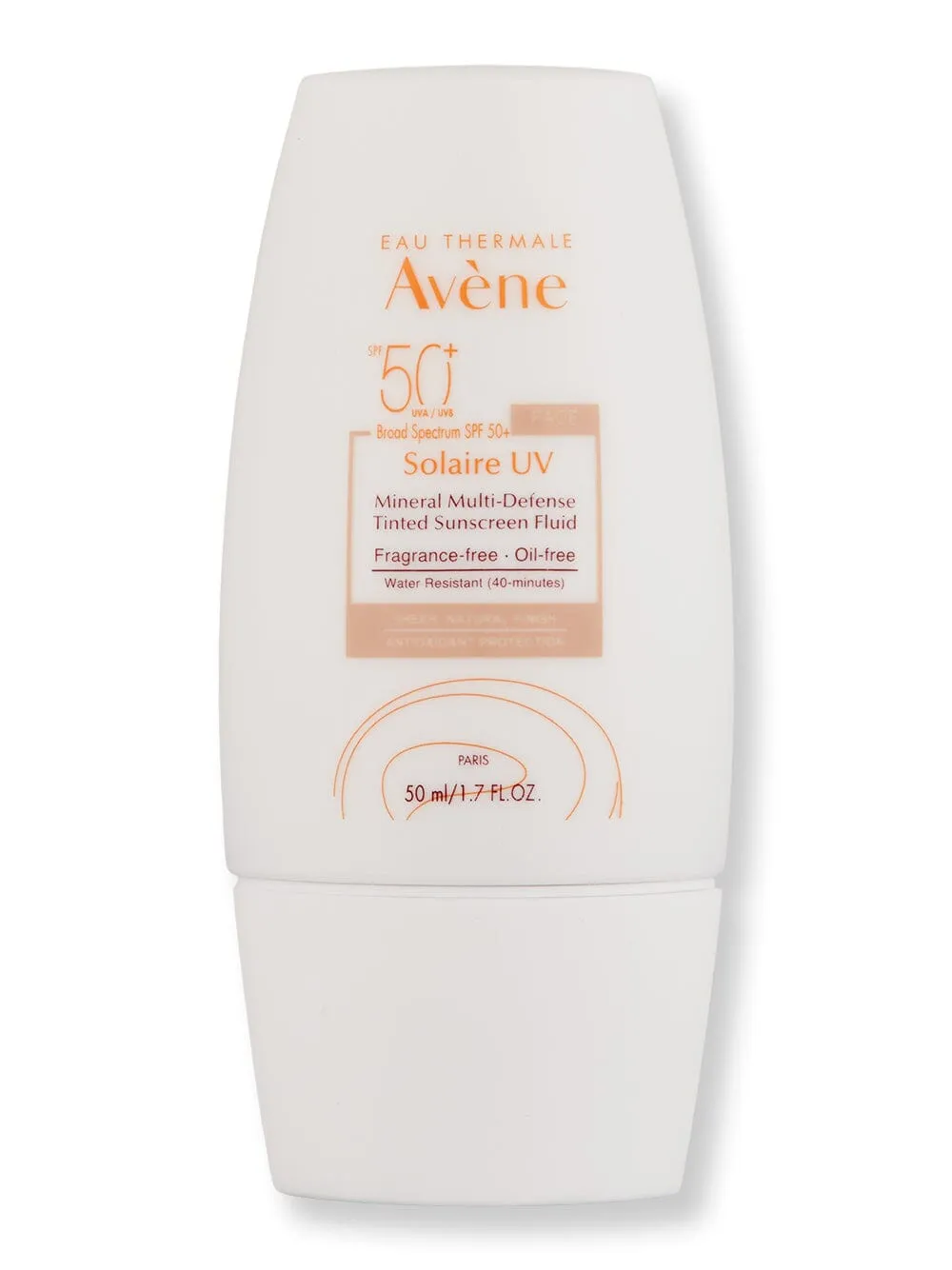 Avene Solaire UV Mineral Multi-Defense Tinted Sunscreen SPF 50  1.7 fl oz 50 ml