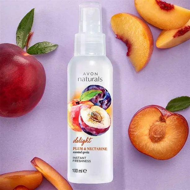 Avon Naturals Plum & Nectarine Body Mist - 100ml