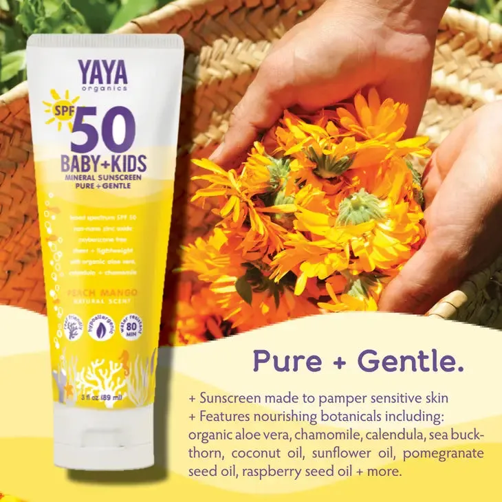 Baby   Kids Spf 50 Pure & Gentle Mineral Sunscreen