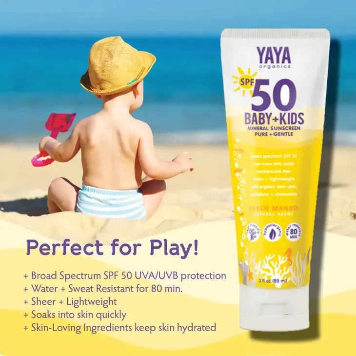 Baby   Kids Spf 50 Pure & Gentle Mineral Sunscreen