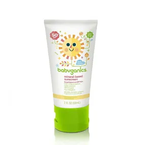 Babyganics Mineral-Based Sunscreen Lotion - SPF 50, 2 oz. Tube