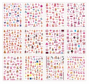 Barbie Nail Art Stickers