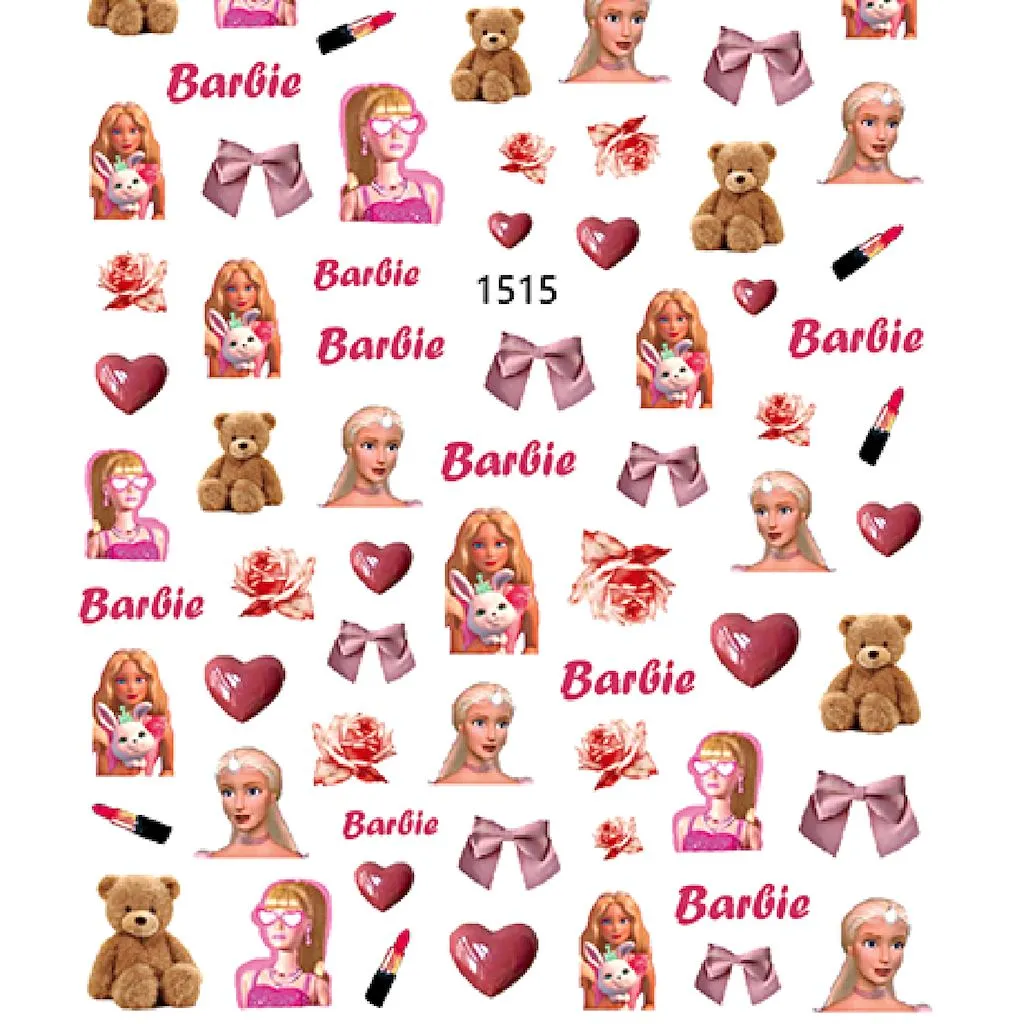 Barbie Nail Art Stickers