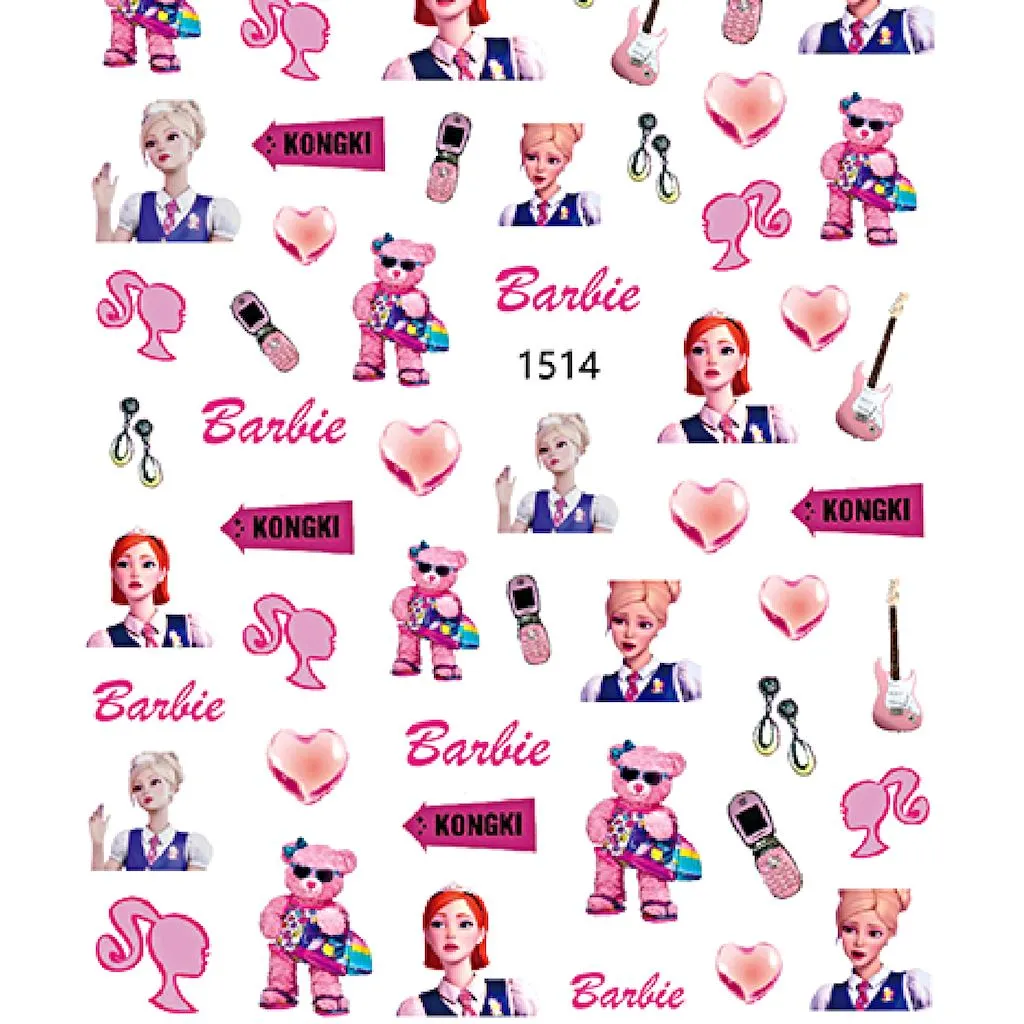 Barbie Nail Art Stickers