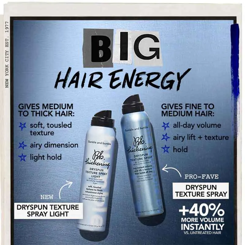 Bumble and bumble Bb. Thickening Dryspun Texture Spray Light