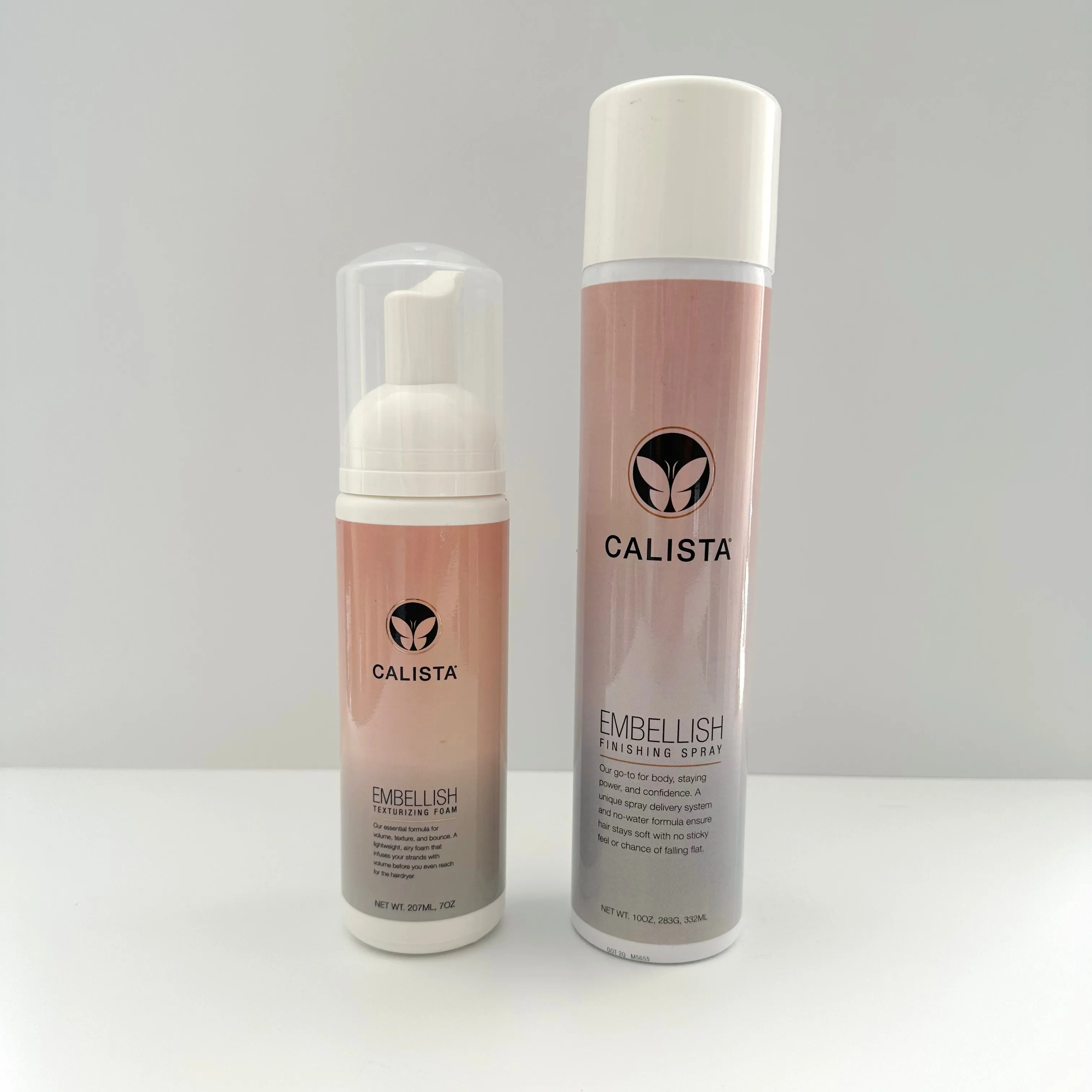 Calista Embellish Finishing Spray & Texture Foam Duo