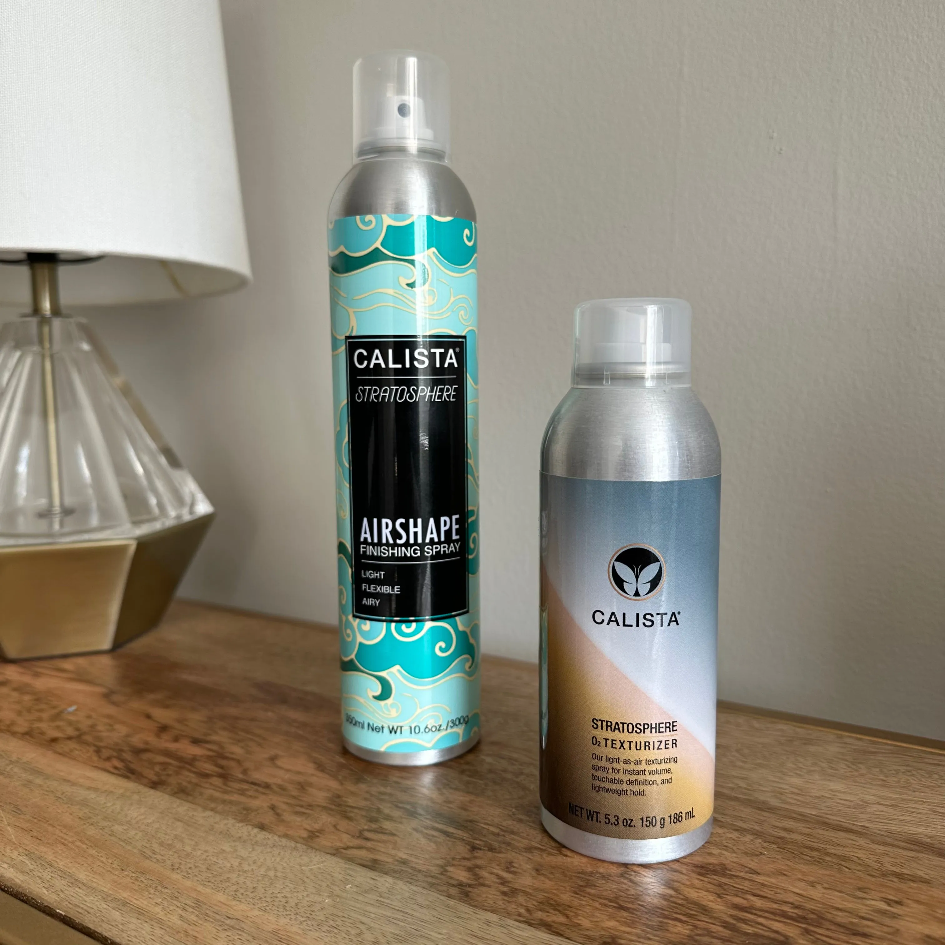 Calista O2 Texture Spray & Airshape Finishing Spray