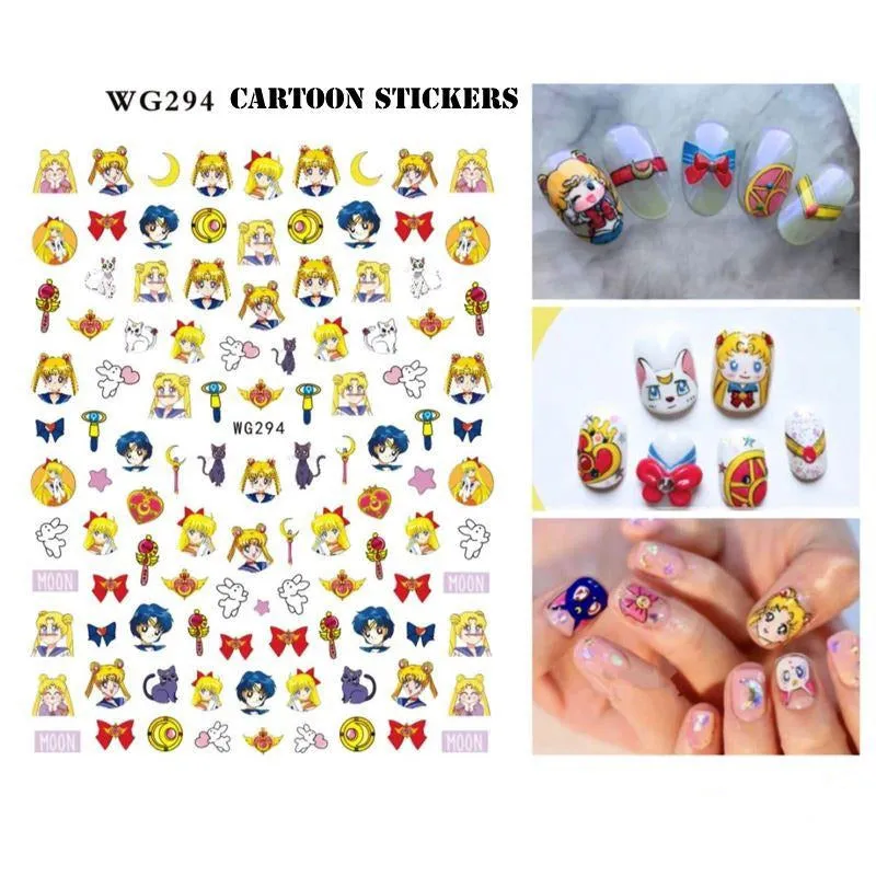 CARTOON Nail Art Stickers