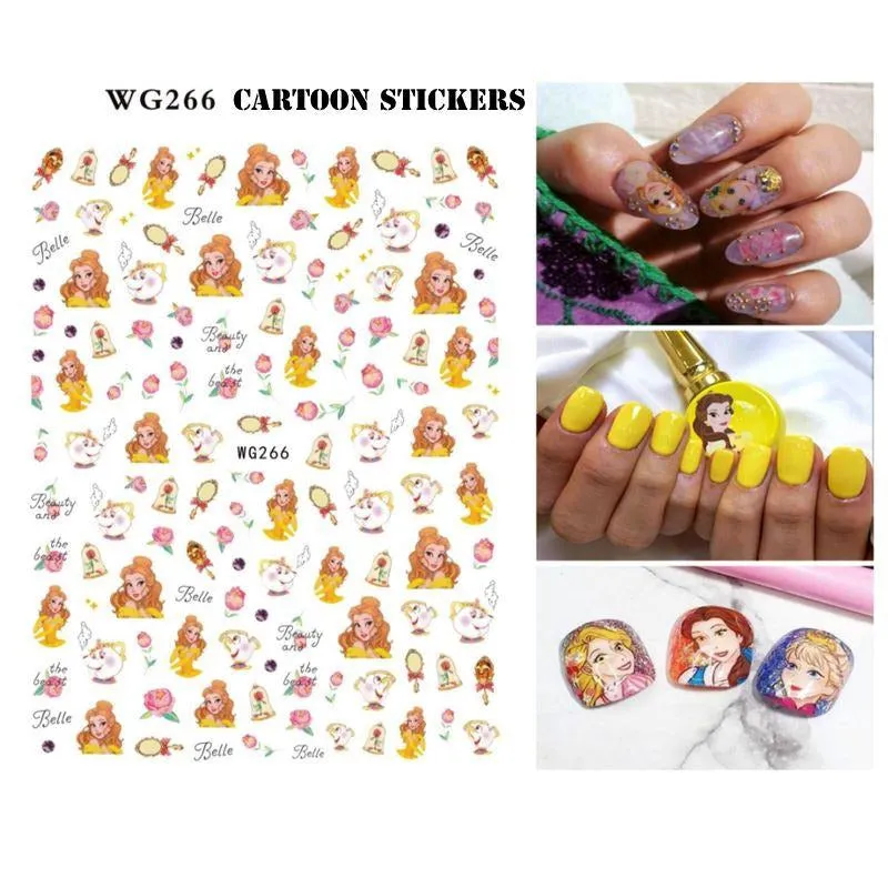 CARTOON Nail Art Stickers