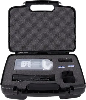 CASEMATIX Recorder Travel Case Compatible with Zoom DAT Recorder, H1, H2N, H5, H4N, H6, F8, Q8 Handy Music Recorders, Charger, Tripod Adapter & More