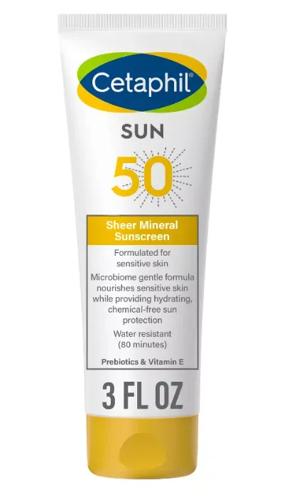 Cetaphil Sheer Mineral Face Sunscreen SPF 50