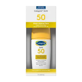 Cetaphil Sheer Mineral Face Sunscreen SPF 50