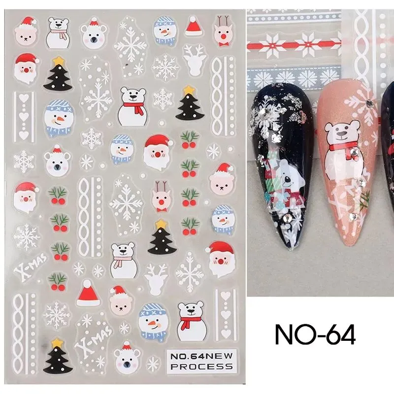 Christmas Nail Art Stickers