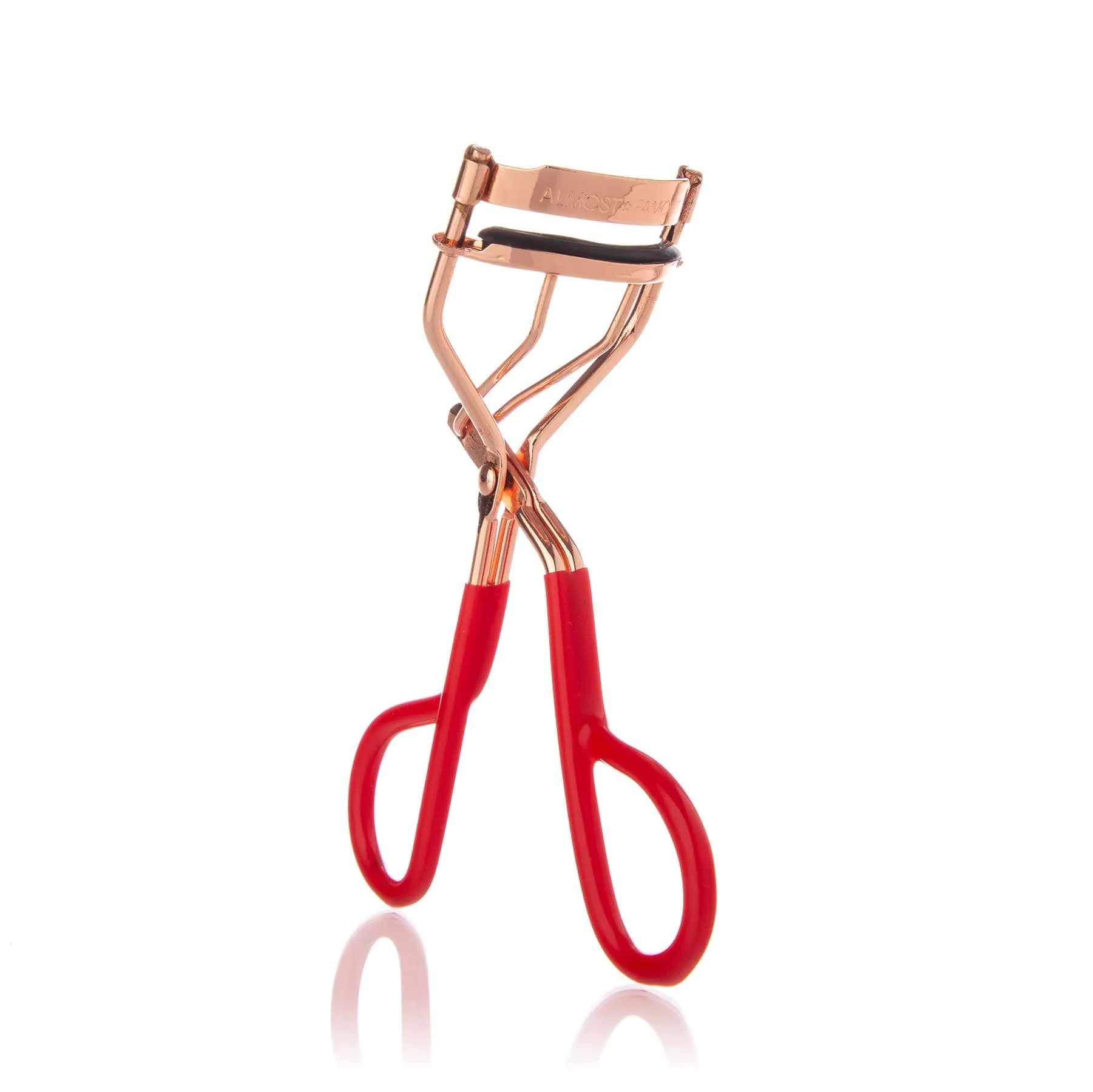 Chrome 'No Pinch' Eyelash Curler (Red)