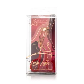 Chrome 'No Pinch' Eyelash Curler (Red)