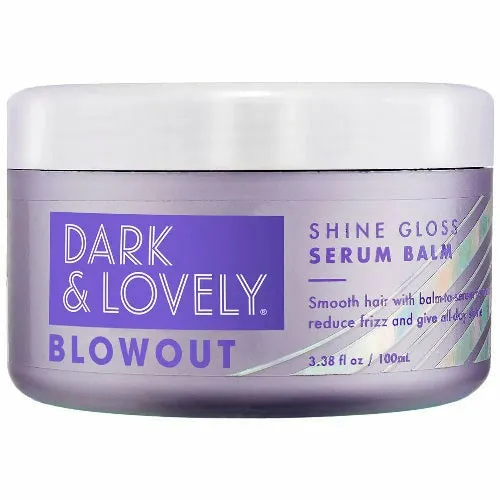 Dark & Lovely : Blowout Shine Gloss Serum Balm 3.38oz