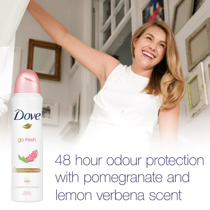 Dove Go Fresh Pomegranate & Lemon Verbena Deodorant Spray - 250ml