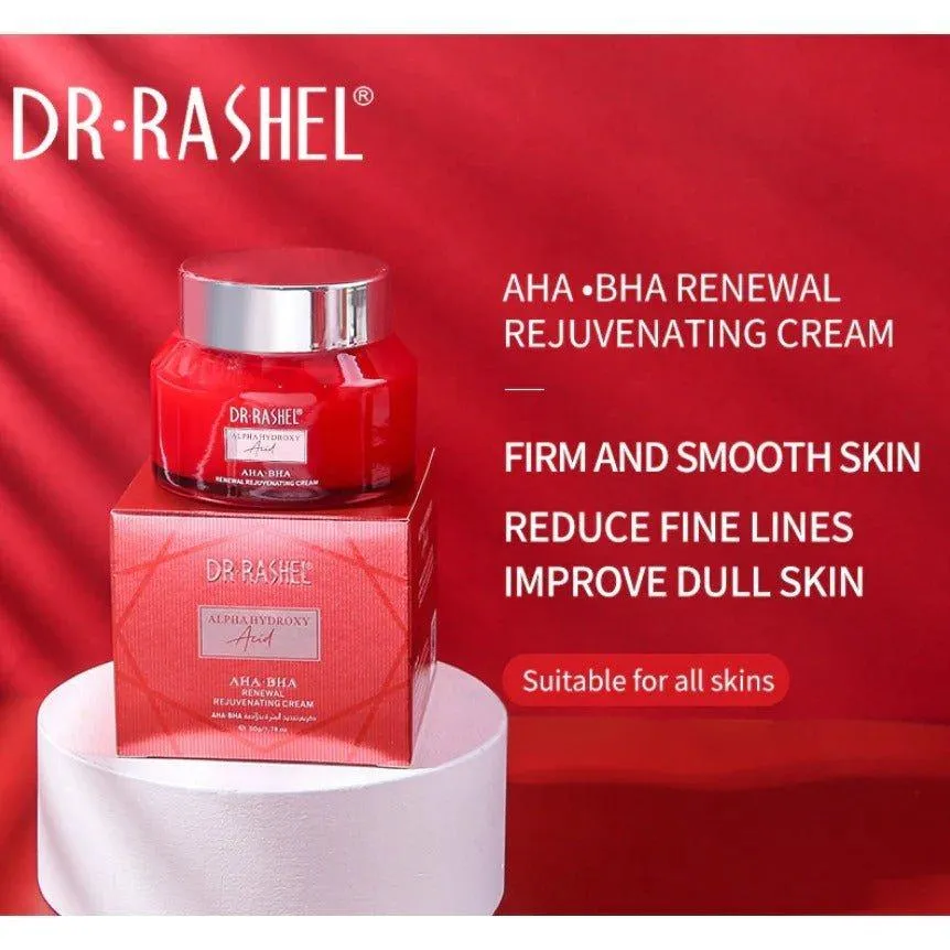 Dr.Rashel Alpha Hydroxy Acid AHA-BHA Renewal Rejuvenating Cream - 50gm