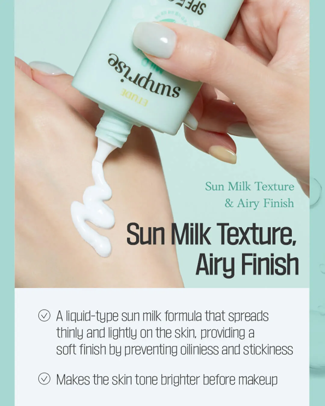 Etude Sunprise Mild Airy Finish SPF50  PA    