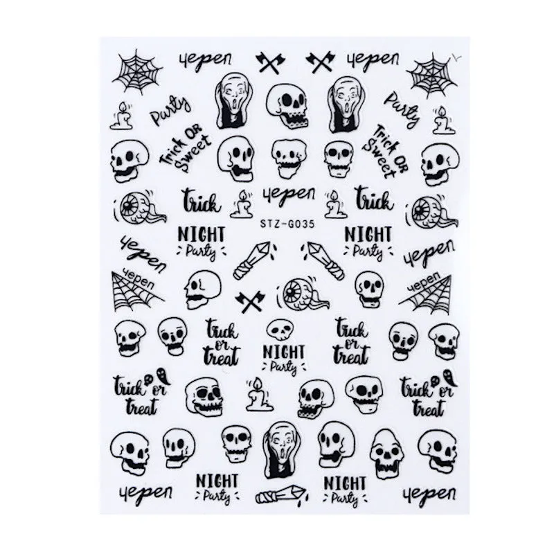 Halloween Nail Art Stickers