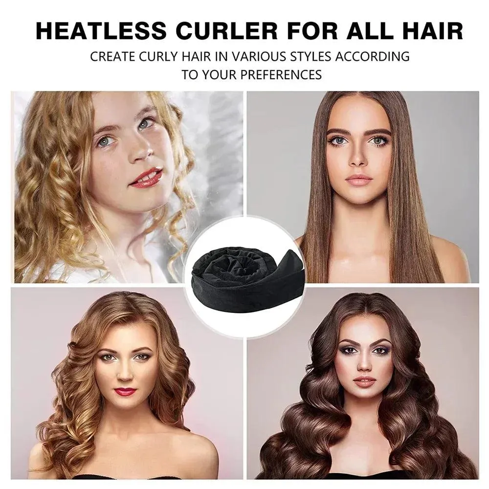 Heatless Curling Rod Headband- Hair Curlers Ribbon