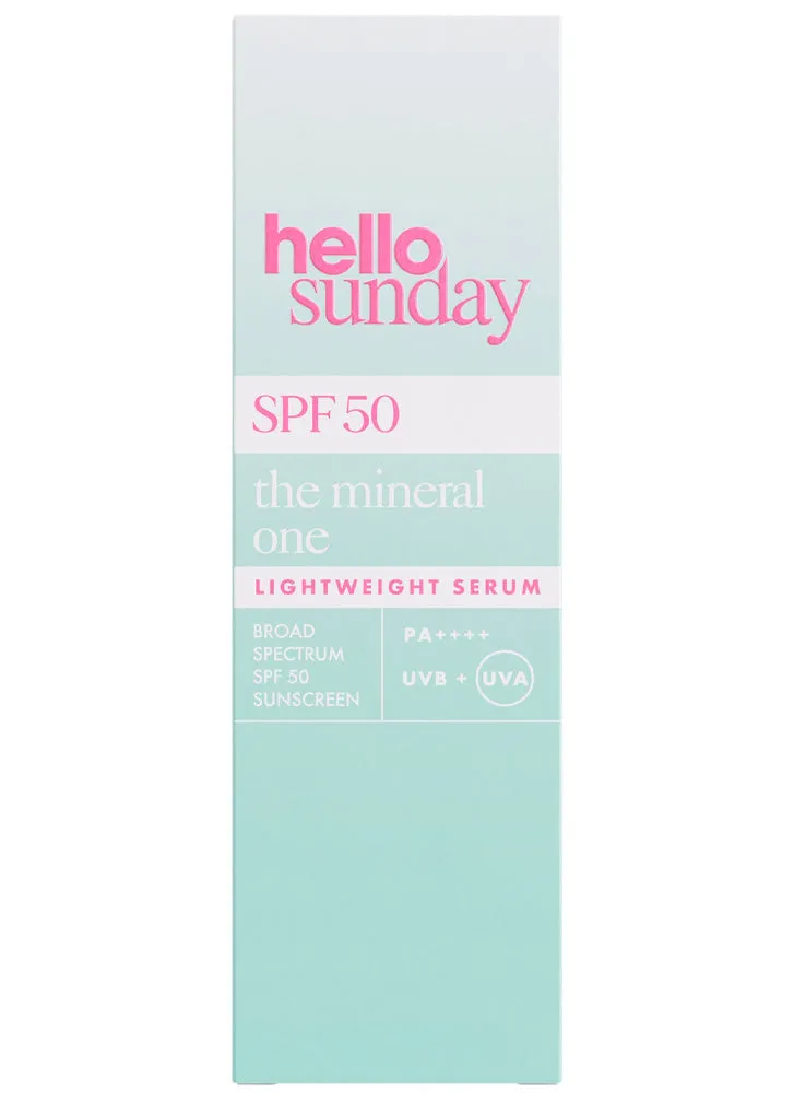 Hello Sunday The Mineral One SPF50 Lightweight Serum