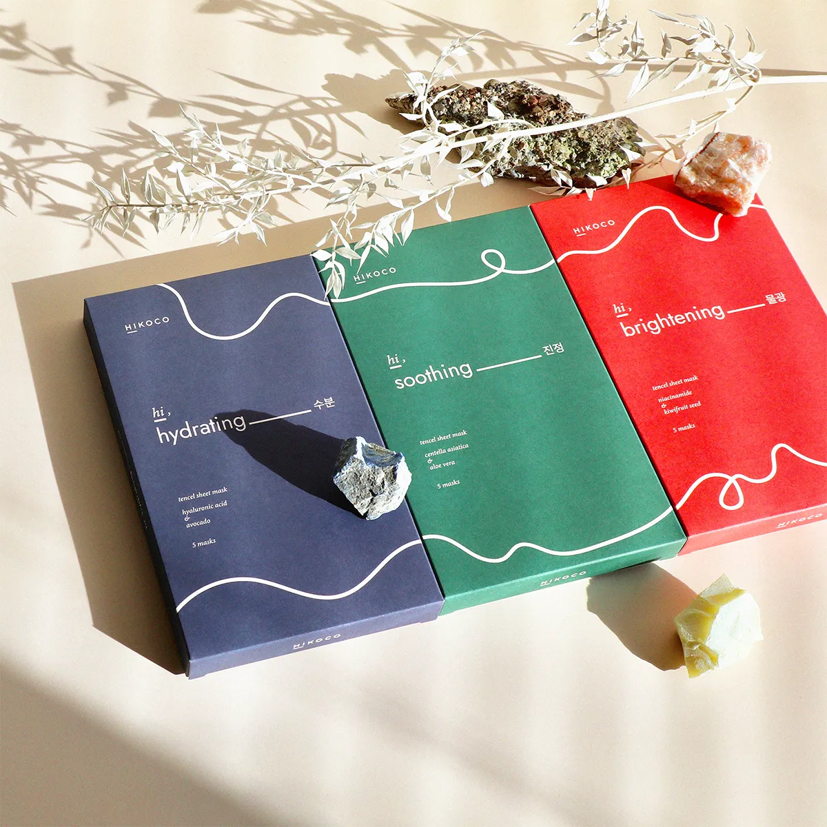 Hi, Soothing Tencel Sheet Mask Set [5 Masks]