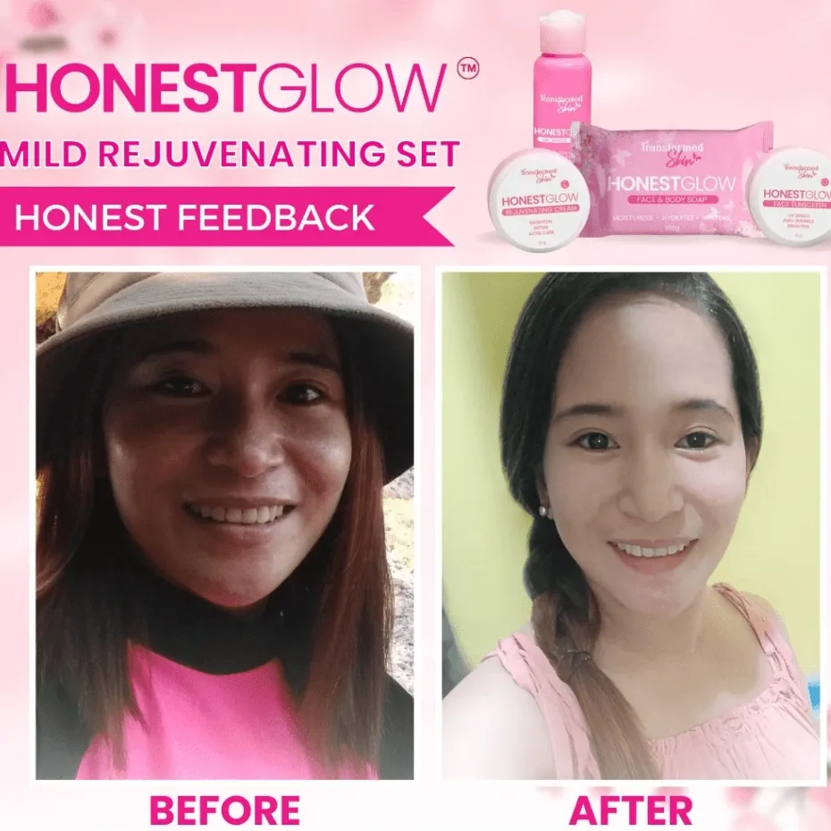 HonestGlow Facial Set Mild Rejuvenating Set