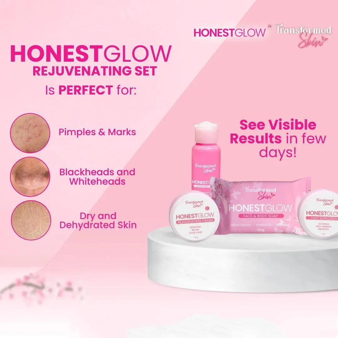 HonestGlow Facial Set Mild Rejuvenating Set