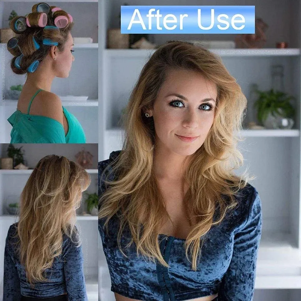 Jumbo Foam Hair Rollers: Salon Quality, Heatless Curlers for Voluminous Curls