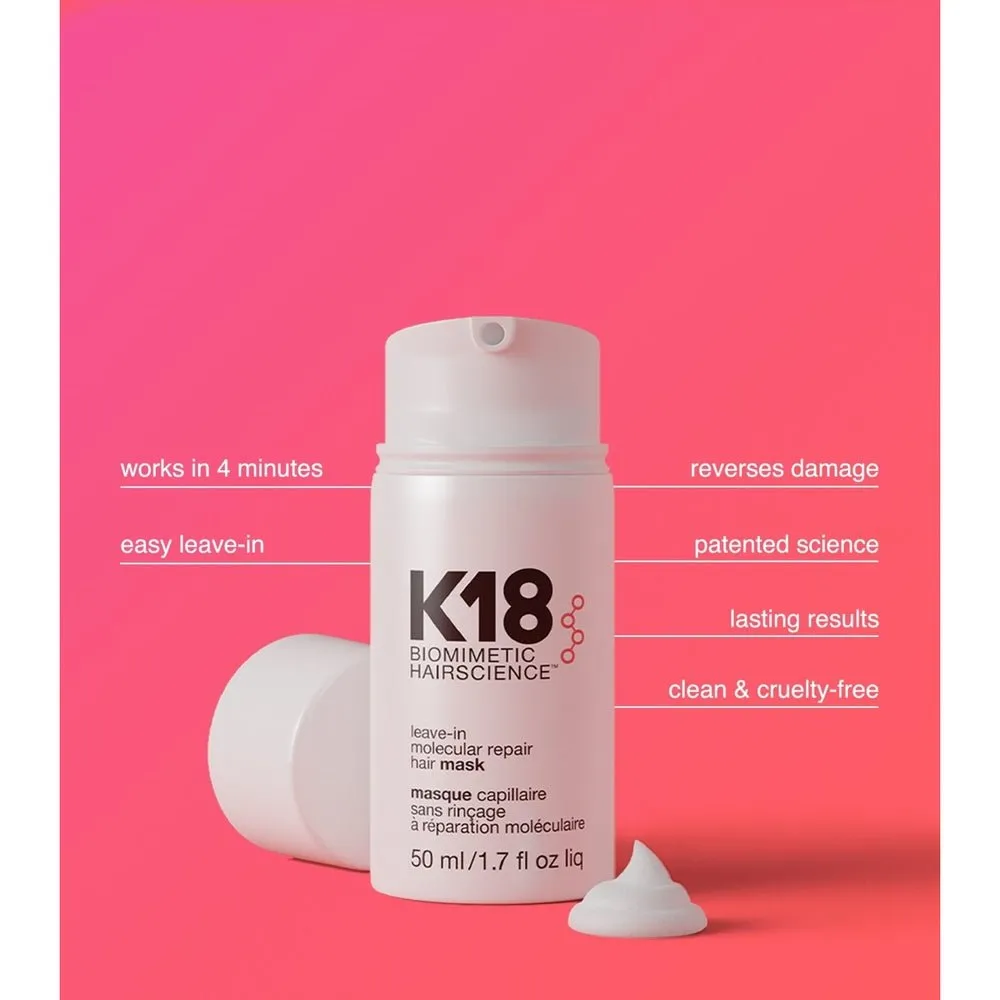 K18 Leave In Molecular Repair Hair Mask 15ml