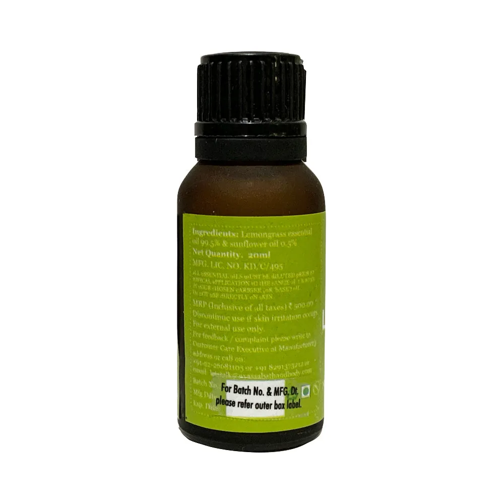 Lemongrass Essential Oil 20ml