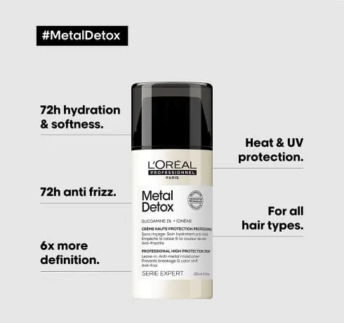 L'Oréal Metal Detox Leave In Cream 100ml