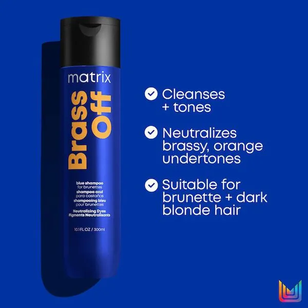 Matrix Brass Off Blue Toning Shampoo 300ml