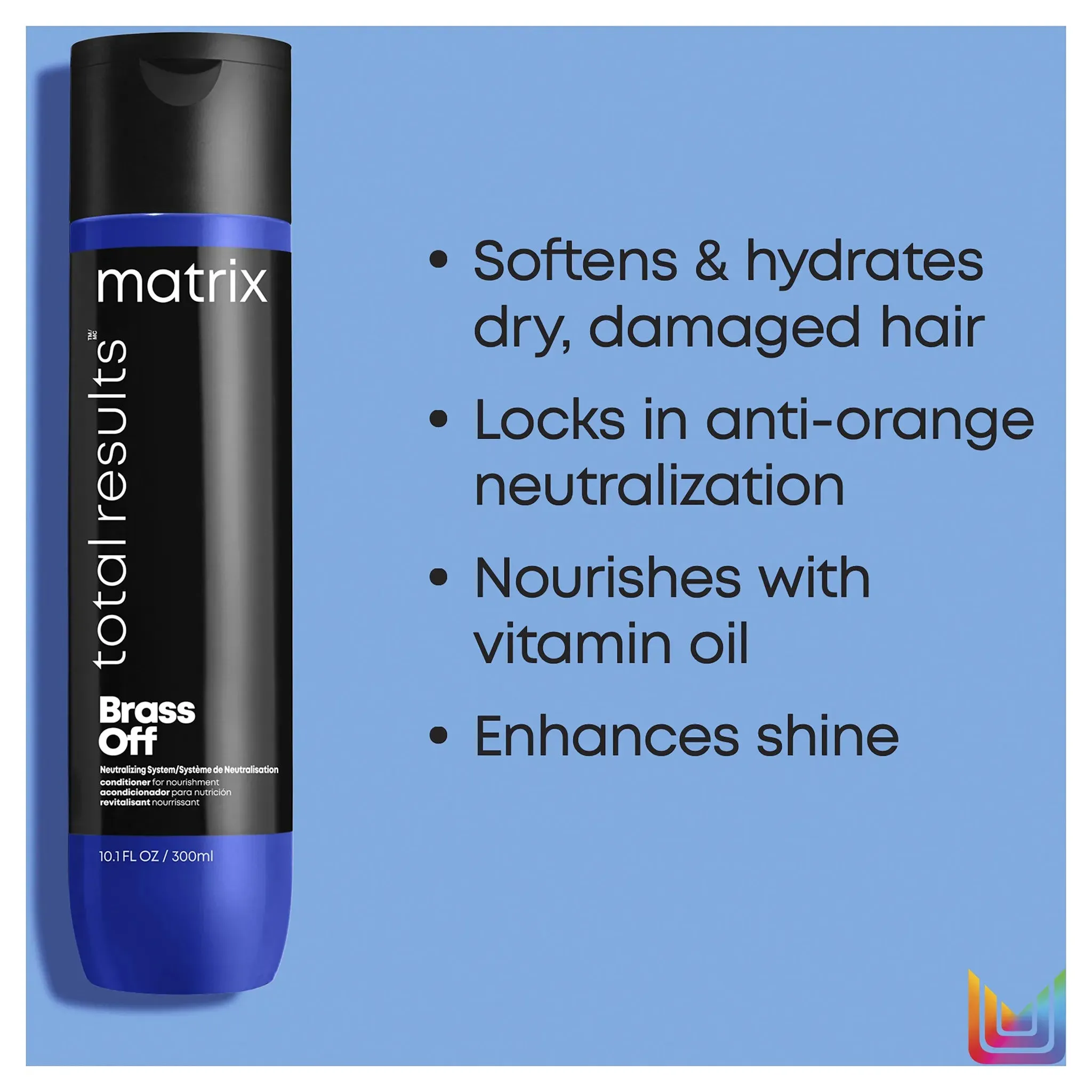 Matrix Total Results Brass Off Shampoo & Conditioner Duo 300ml