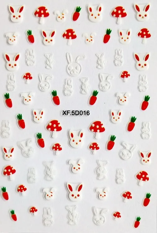 Nail Art Sticker - Easter Bunny