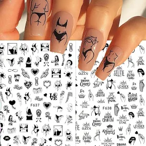 Nail Art Stickers - GIRL