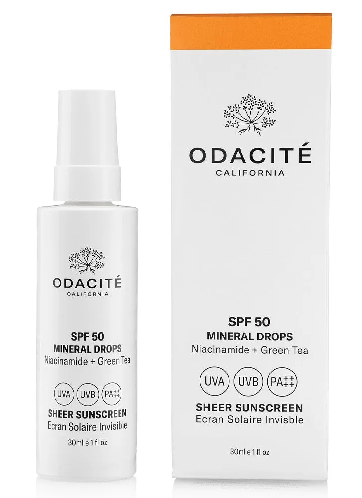 Odacite SPF50 Mineral Drops Sheer Sunscreen