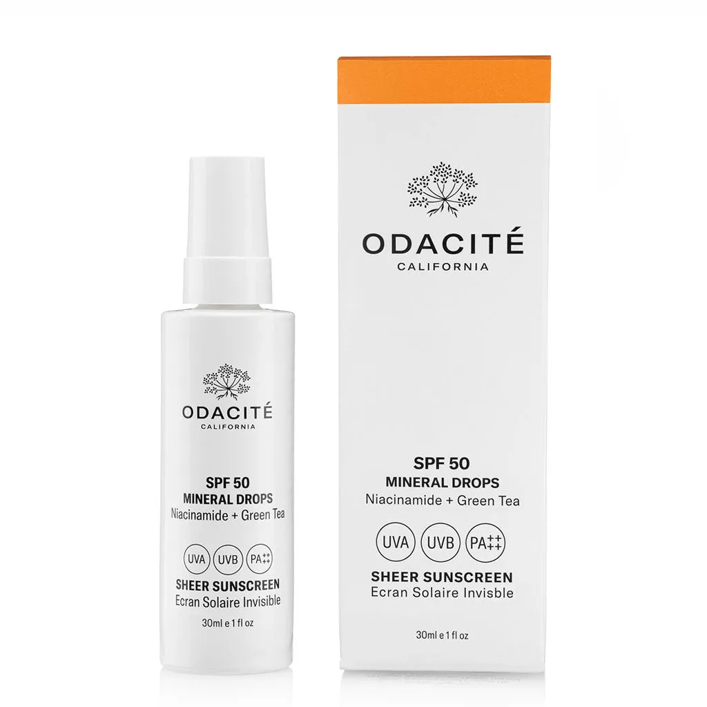 Odacite SPF50 Sheer Mineral Sunscreen Drops