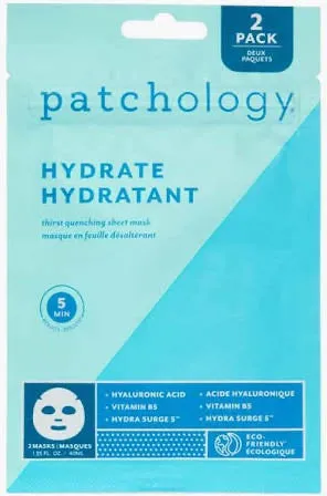 Patchology Hydrate Sheet Mask 2 pack