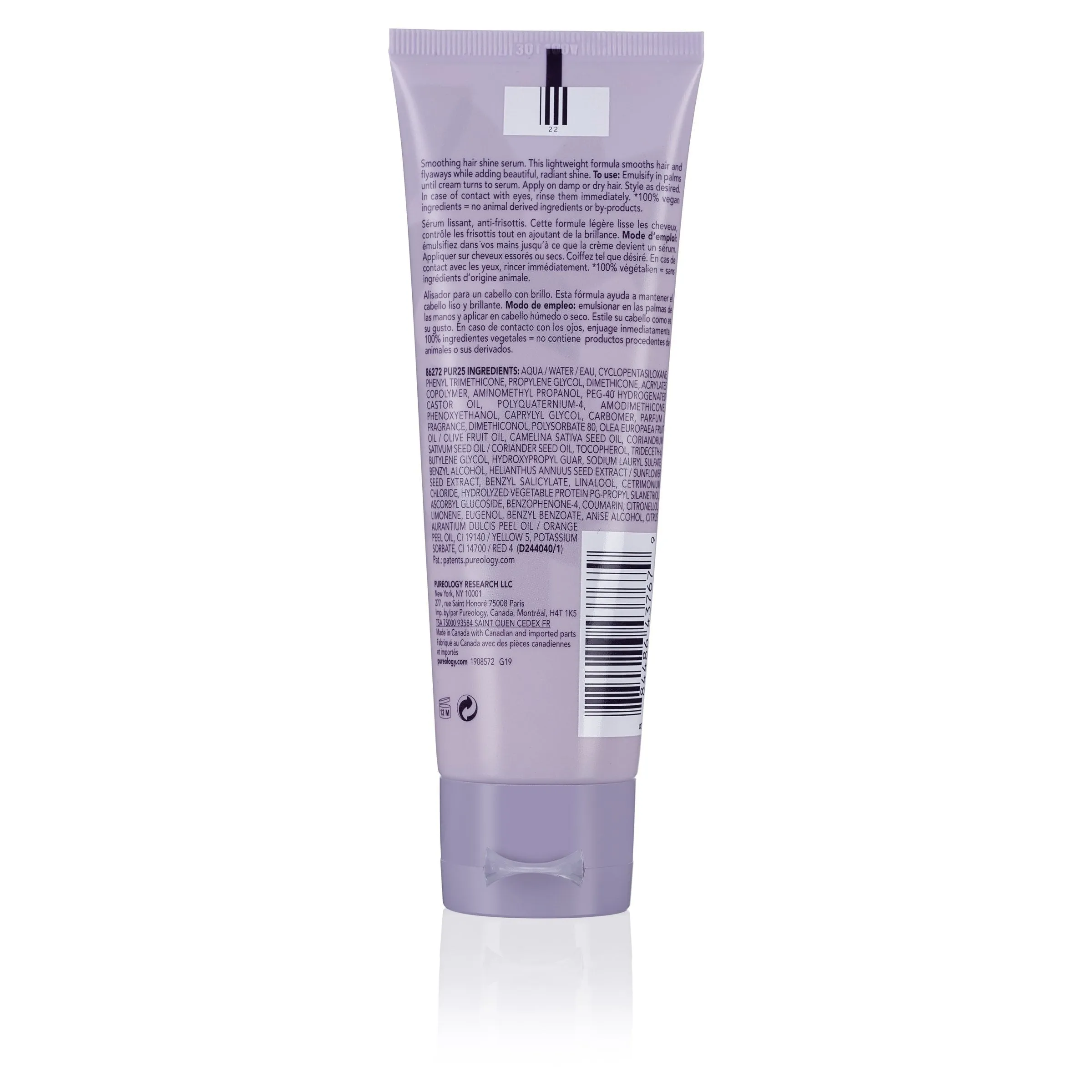 Pureology Style   Protect Shine Bright Taming Serum 118ml