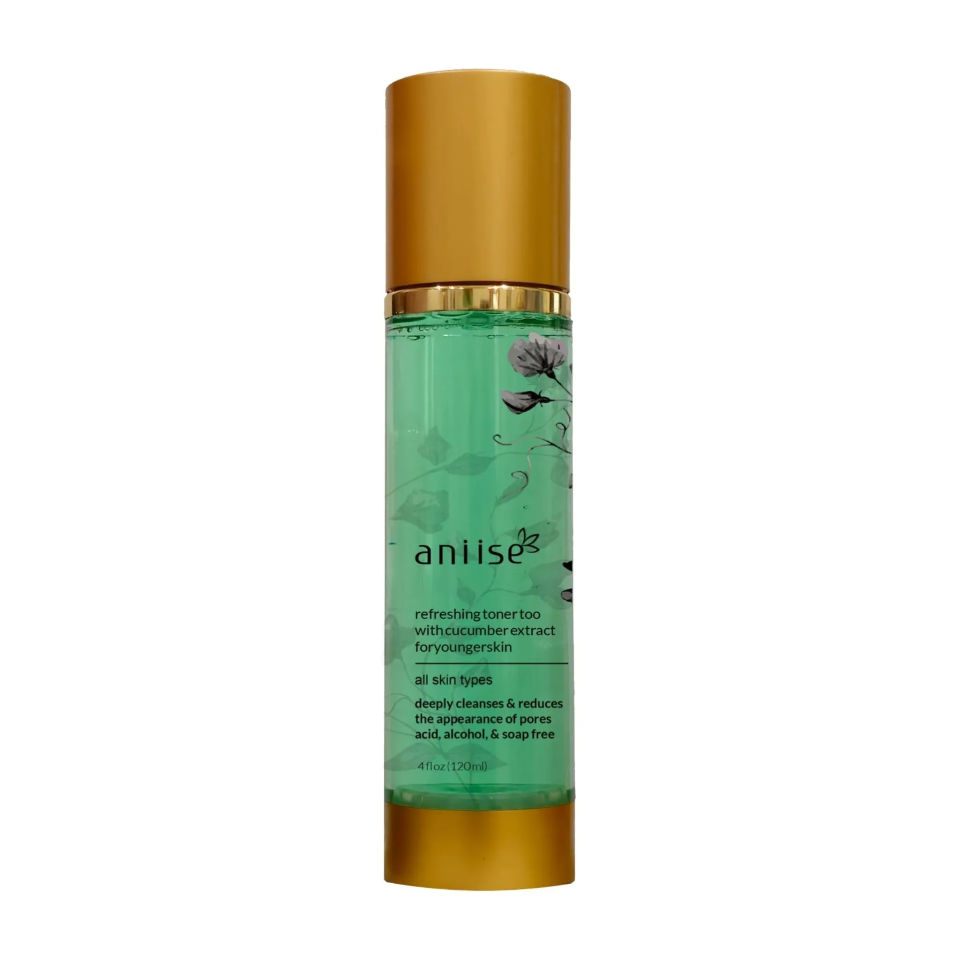 Refreshing Cucumber Extract Facial Toner - Hydrating, Exfoliating, and Skin-Brightening