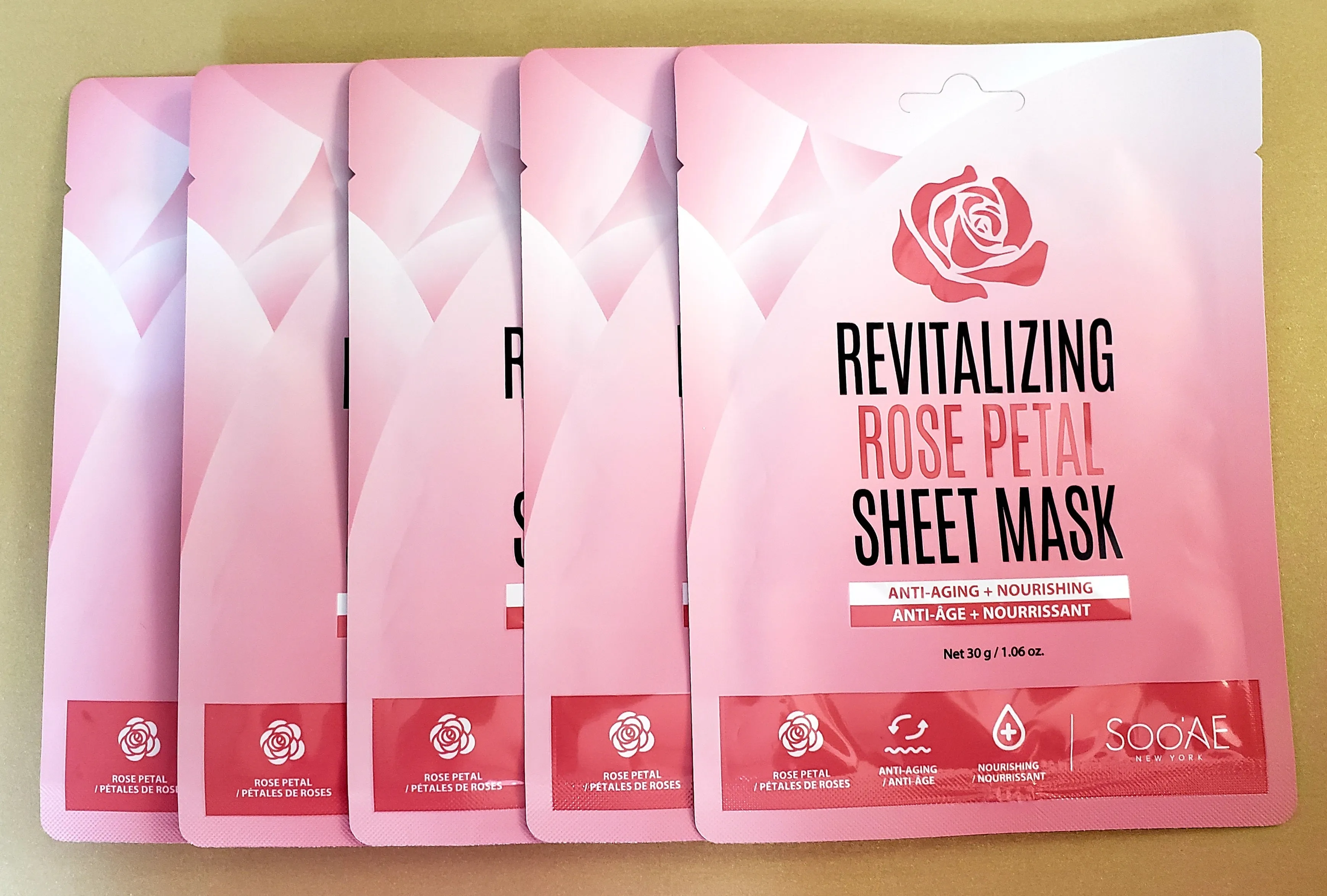 Soo'Ae Revitalizing Rose Petal Sheet Mask