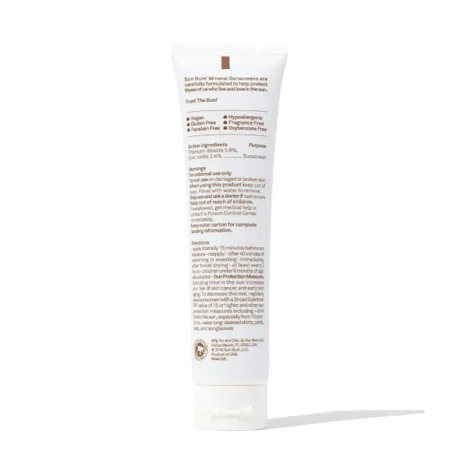 Sun Bum Mineral SPF 30 Tinted Sunscreen Face Lotion