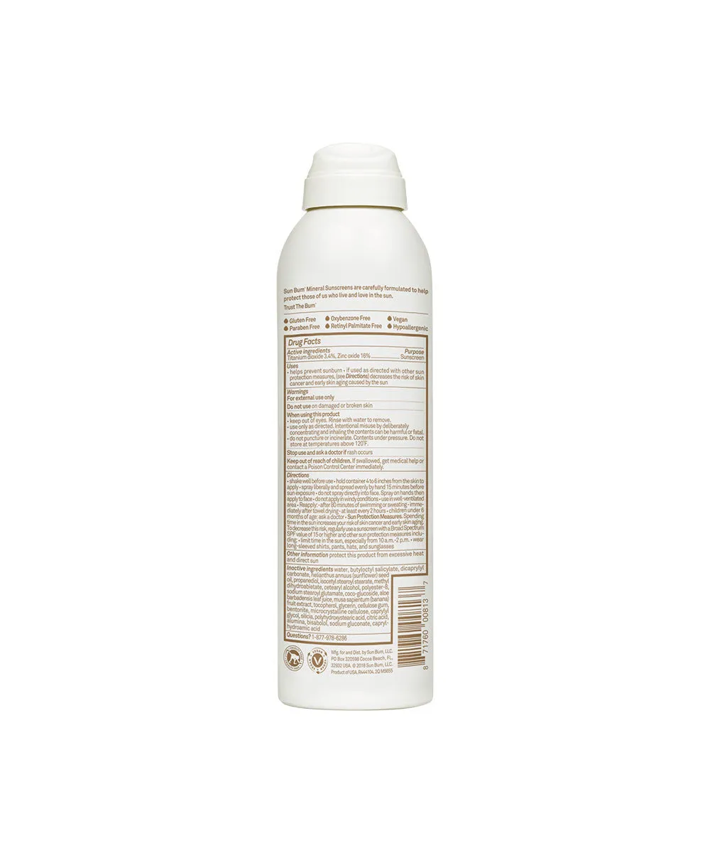 Sun Bum Mineral Sunscreen Spray Spf 50