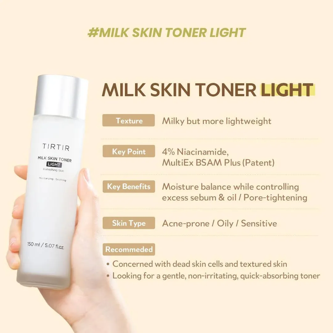 TIRTIR  Milk Skin Toner Light