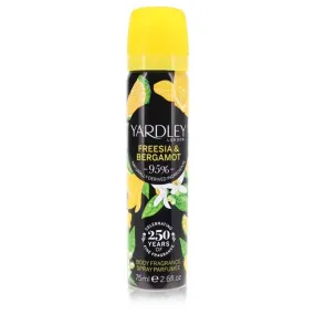 Yardley Freesia & Bergamot Body Fragrance Spray 2.6